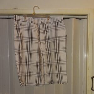 Men's Dickies Plaid Shorts - Black,gray  and White